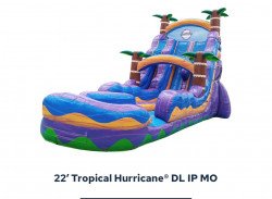 22' Tropical Dual Lane Slide The Big Boy Wet Only